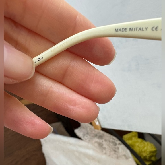 NIB Dior DYJ Light Gold and Ivory Croisette4 Aviator Sunglasses Brand new - Picture 9 of 15